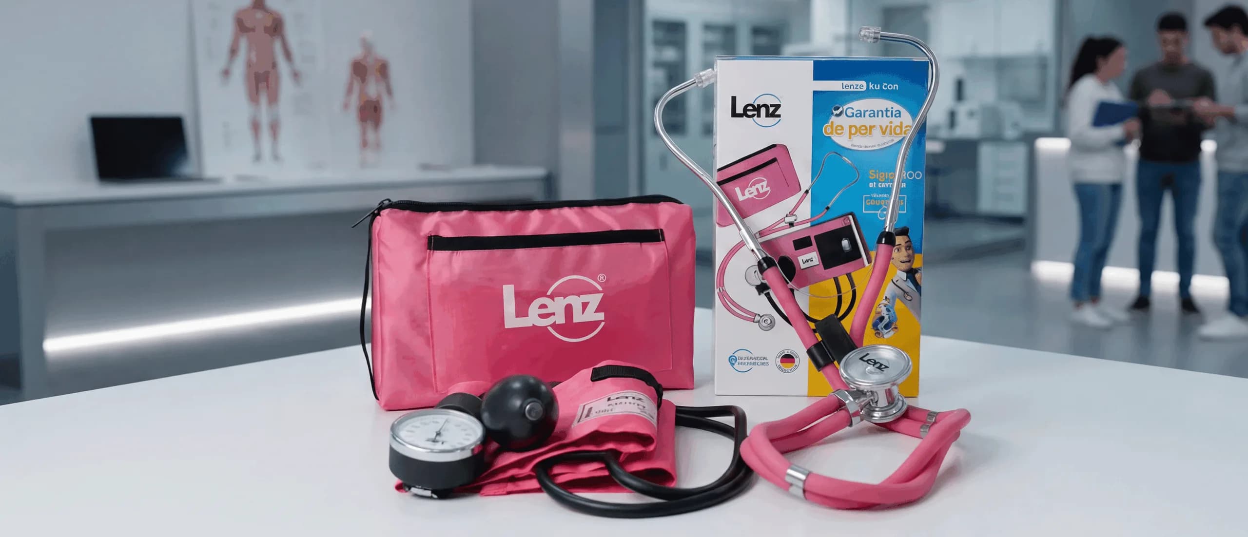 Kit Lenz de tensiómetro y fonendoscopio con garantía de por vida